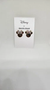 Disney x BaubleBar Gold Minnie Mouse Stud earrings - Picture 1 of 3