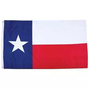 (Paquete de 3 piezas a granel) 3 ft x 5 ft bandera de poliéster de Texas *Estado de la Estrella Solitaria* - Imagen 1 de 2