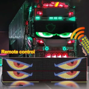 Colorful Eyes Lamp Soft Screen for Car Window, Blazexel Devil Eyes Light for Car - Picture 1 of 14