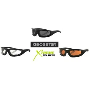 Bobster Foamerz 2 Motorcycle Sunglasses Anti-fog Lens UV Protection ANSI Z87.1+ - Picture 1 of 19