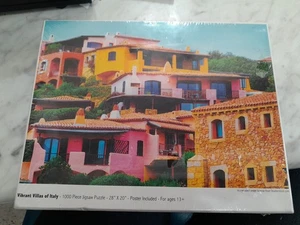 Vibrant Villas Of Italy 1,000 Piece Jigsaw Puzzle New Read - Picture 1 of 8
