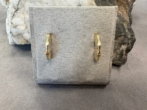 Julien Macdonald x Clogau Faceted Earrings 9ct Yellow & Rose Gold Welsh Wales - Picture 1 of 13