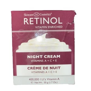 Skincare LdeL Cosmetics RETINOL Vitamin Enriched NIGHT CREAM 1.7 oz - Picture 1 of 3