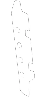 Moldura lateral de carrocería GM 22593717 genuina Foto 1 de 2