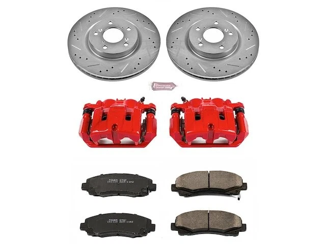 Kit de pastillas de freno delanteras y rotor para Acura TL 2009-2014 2010 2011 2012 2013 VC391BW Foto 1 de 1