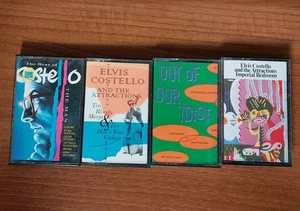 Elvis Costello - Cassettes - 4 Great Albums - Great Condition - rare originals - Picture 1 of 1