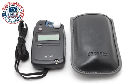 [MINT w/Case] Sekonic L-308B Flash Mate Digital Light Exposure Meter From JAPAN - Image 1 of 4