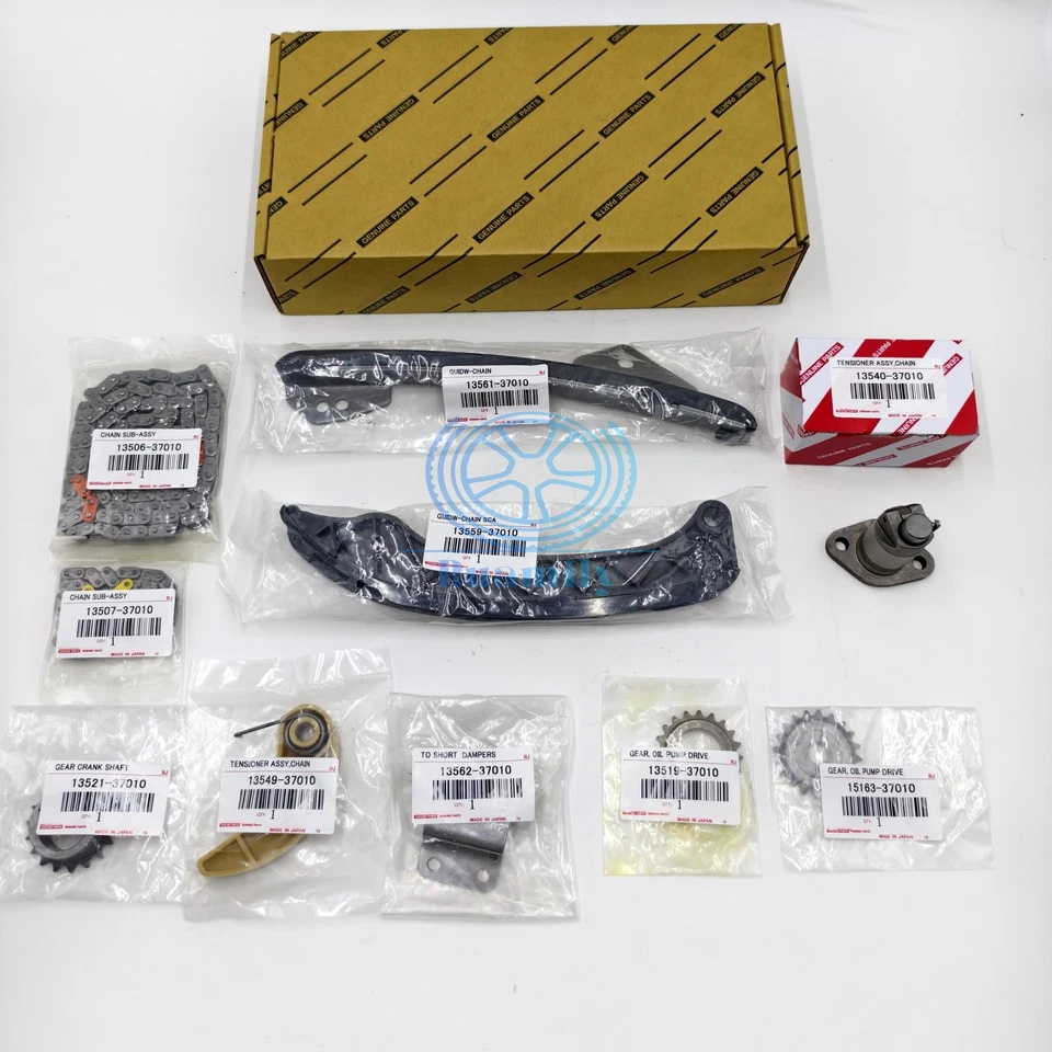 10PCS New OEM Timing Chain Kit for 09-15 Toyota Matrix Prius 1.8L 2ZRFE 2ZRFXE Foto 1 de 4