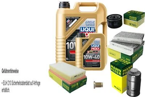 Mann pacchetto ispezione 6 L Liqui Moly corsa leggera 10W-40 per Alfa Romeo 147 937 - Foto 1 di 12