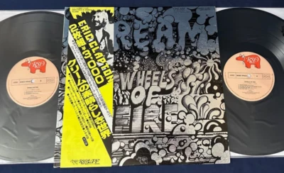 CREAM~WHEELS OF FIRE Limited 1979 Japan Obi Insert Audiophile Vinyl TOP COPY NM Foto 1 de 4