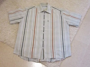 *Tom Tailor* Hemd Herren beige/weiß/grün/braun gestreift Gr. XL Neuwertig! - Bild 1 von 8