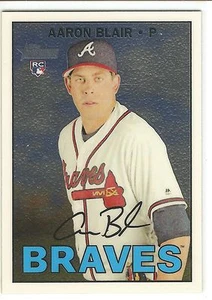 2016 TOPPS HERITAGE AARON BLAIR CHROME BASEBALL CARD /999 THC-702 - Picture 1 of 1