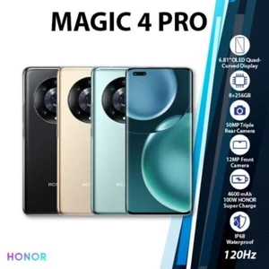 HONOR Magic4 Pro 5G Unlocked 8GB+256GB 6.8” Dual SIM 64MP Android Mobile Phone - Afbeelding 1 van 17