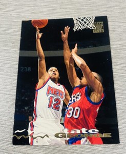 Tate George 1993 Stadium Club #152 New Jersey Nets