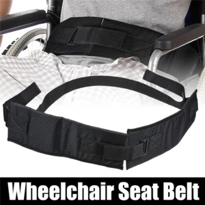 Wheelchair Seat Belt Adjustable Safety Chair Harness Straps For Elderly Patients - Foto 1 di 8