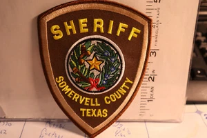 police patch  SOMERVELL COUNTY SHERIFF TEXAS - Picture 1 of 1