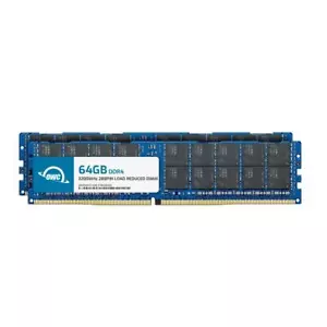 OWC 128GB (2x64GB) DDR4 3200MHz 4Rx4 ECC Carico Ridotto LRDIMM 288pin Memoria RAM - Foto 1 di 7