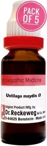 5 X Dr. Reckeweg Ustilago May Tintura Madre Q 20 ml - Foto 1 di 3