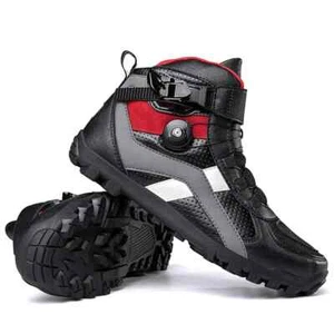 Men Riding Racing Shoes Breathable Durable Comfortable Off-road Motorcycle Boots - Picture 1 of 21