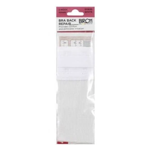 Birch Bra Back Repair 50mm (2"), 2 Hooks, WHITE - Picture 1 of 2