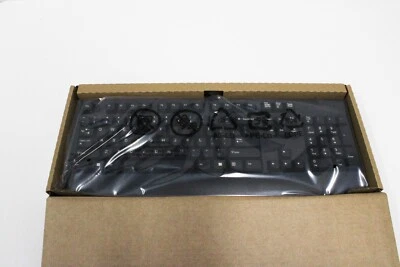 Teclado negro USB tradicional con cable Lenovo 00XH688 1PSD51M37180 Foto 1 de 3