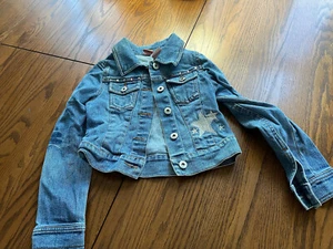 vtg high school musical girls denim jean jacket S 7 - Picture 1 of 3