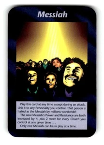 Messiah Card Unlimited INWO Illuminati Nuovo Ordine Mondiale Gioco - Foto 1 di 4