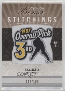 2009-10 O-Pee-Chee Premier Stitchings /199 Cam Neely #PS-CN HOF
