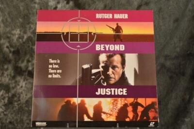 Laserdisc BEYOND JUSTICE Rutger Hauer  W/ FAST FREE SHIPPING Foto 1 de 4