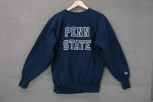 Vintage 90s Penn State Spellout Champion Reverse Weave Crewneck Sweatshirt Large - Picture 1 of 6