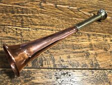 Vintage 8 inch Arkwright Copper & Nickel Hunting Horn - Made in England