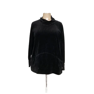 Calvin Klein Black Cotton Women's Plus Size Sweater - Picture 1 of 4