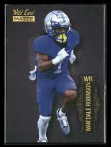 Wild Card Matte 2022 #MB-115 Wan'Dale Robinson Black Kentucky Wildcats - Imagen 1 de 2