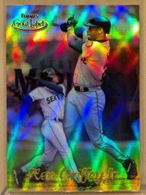 1999 Topps Gold Label CLASS 3 #100 Ken Griffey Jr Refractor HOF RARE PARALLEL - Image 1 of 2