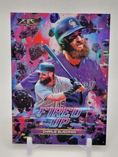 ⚾CHARLIE BLACKMON FIRED UP INSERT 2018 Topps Fire Colorado Rockies Baseball Card