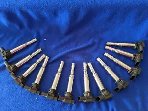 W12 bentley AUDI A8 Ignition COIL PACK 07C905715A set oem 12 - Picture 1 of 9