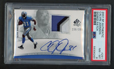 2007 SP Authentic Calvin Johnson RC Patch AUTO 236/399 PSA 8 NM-MT