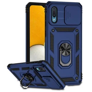 Funda de privacidad para teléfono Samsung Galaxy M02 A02 a prueba de golpes híbrida con soporte - Imagen 1 de 22
