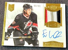 2013-14 Panini Dominion /99 RPA Elias Lindholm Rookie Patch Auto RC #AP-ELI