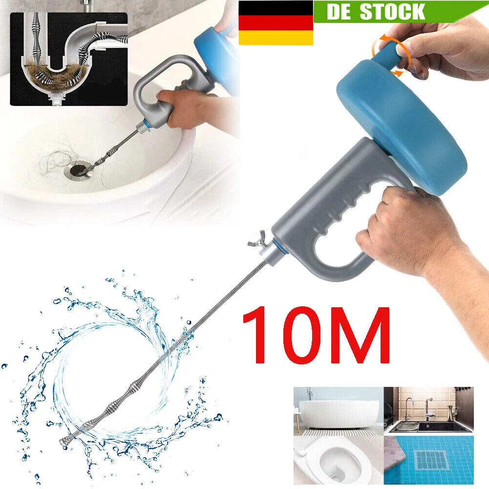 Abwasserstrahl-Set Für Hochdruckreiniger – 7,6 M, Bis 5800 PSI, Mit Düsen
