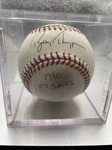 BOBBY THIGPEN 1990 SAVES LEADER WHITE SOX SIGNED OML INC 1990 57 SAVES - Bild 1 von 3