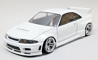 1/10 Nissan Skyline R33 Clear Body Shell w/ Light Buckets RC Drift Touring - Image 1 of 4