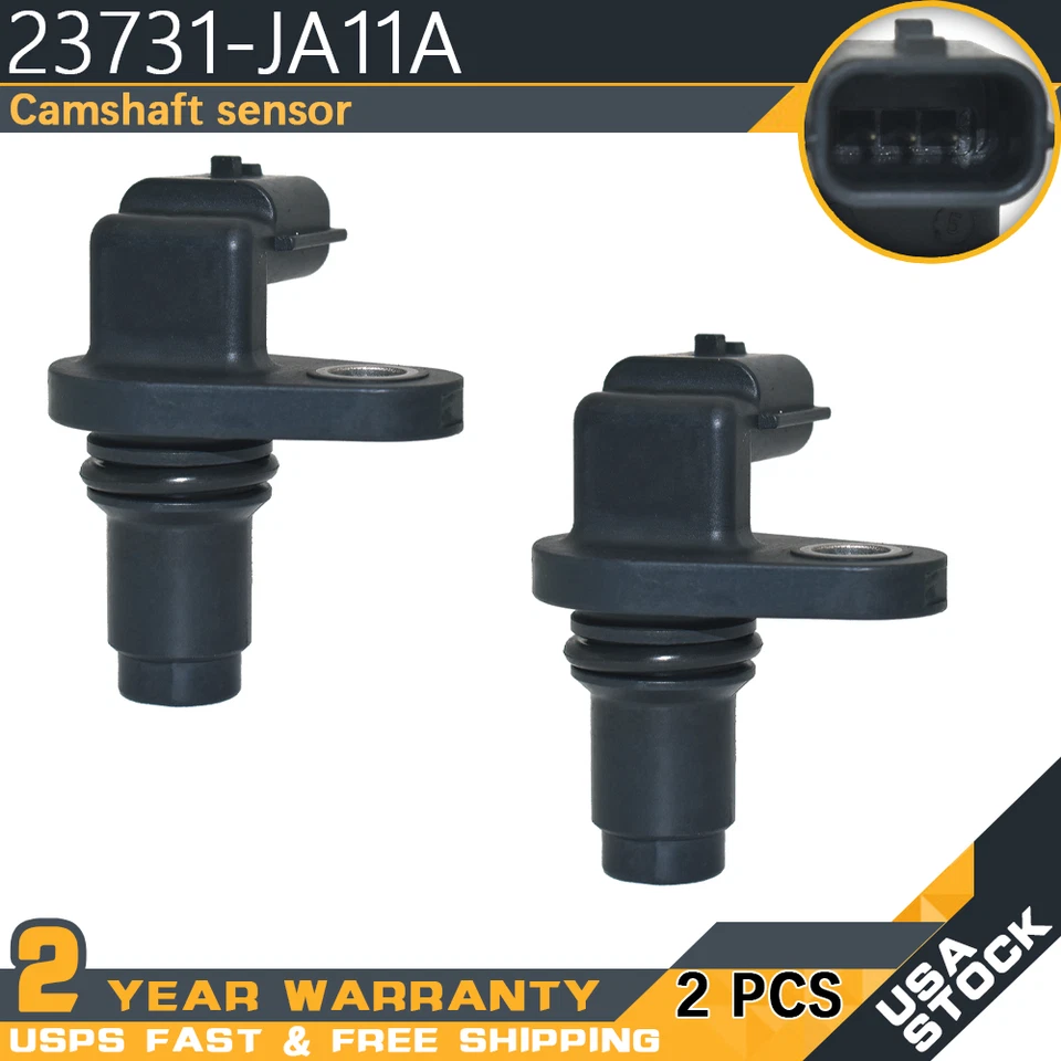 2Pcs 23731-JA11A Camshaft Position Sensor For Infiniti G25 Nissan Altima Maxima Foto 1 de 4