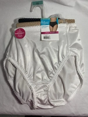 Paquete de 3 calzoncillos Radiant Vanity Fair control de luz negro blanco beige corte alto S/5 Foto 1 de 4