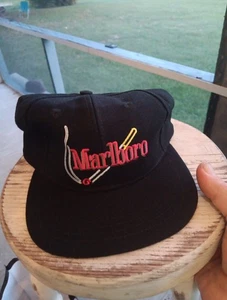 Gorra de Cigarrillo Vintage Marlboro Gear Años 90 Lit Correa Ajustable Bordada  - Imagen 1 de 5