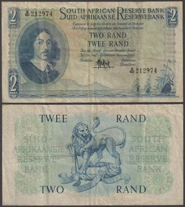 Sudafrica, 2 Rand, ND (1961), VF+++, P-104(a) - Foto 1 di 1