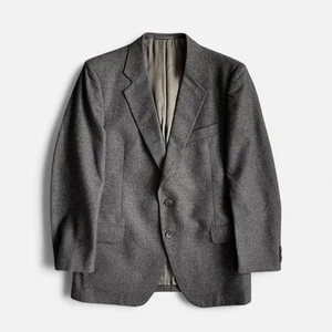 Vintage 2 Piece Suit Pure New Wool Made In Italy St Michael Grey - Picture 1 of 8