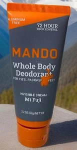 Mando Whole Body Deodorant Invisible Cream Mount Fuji Scent New - Picture 1 of 2