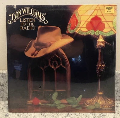 Don Williams  – Listen To The Radio ; 1982 LP FACTORY SEALED 1ST PRESS - Image 1 of 4
