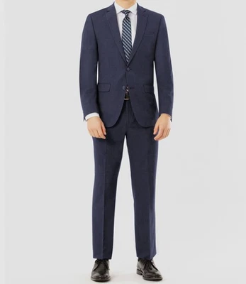 IZOD Мужская синий классический крой 2 изделия куртка брюки костюм размер 42S 36W 30L - Изображение 1 из 3